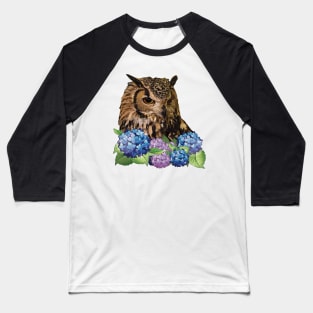 Royal Owl Baseball T-Shirt